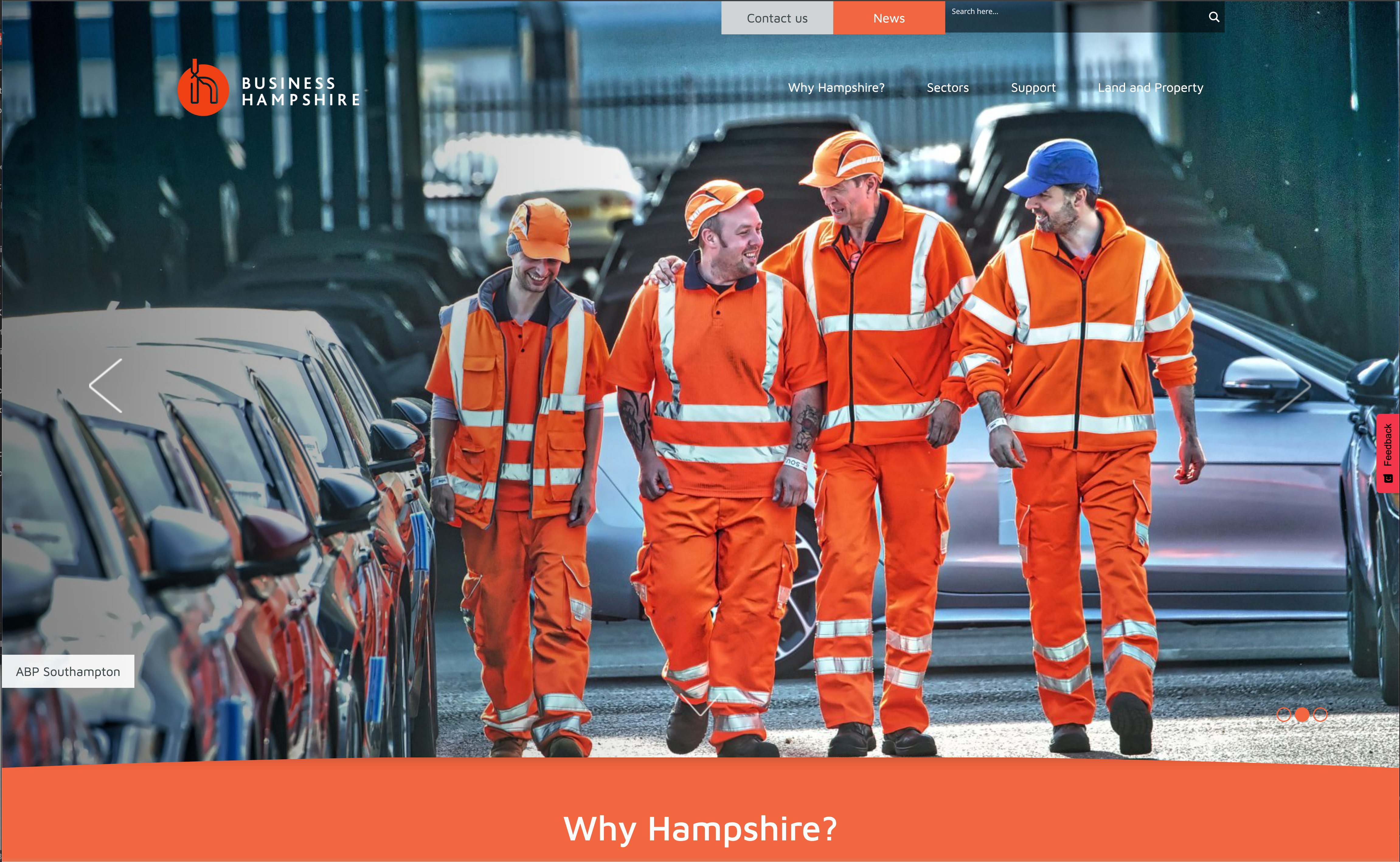 Business Hampshire Website design and build by Ouno Creative - Web Agency in Hampshire