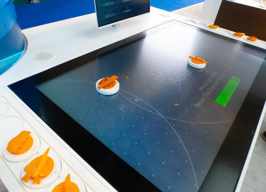 b2b digital marketing Hampshire, interactive brand experience touchtable