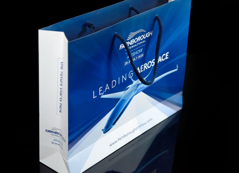 FIA22 Farnborough Airshow campaign design by creative agency Ouno Creative, Hampshire