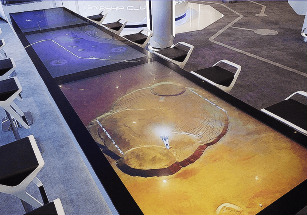 Ouno Creative C2A awards Infinty touch table for MSC, digital agency Hampshire